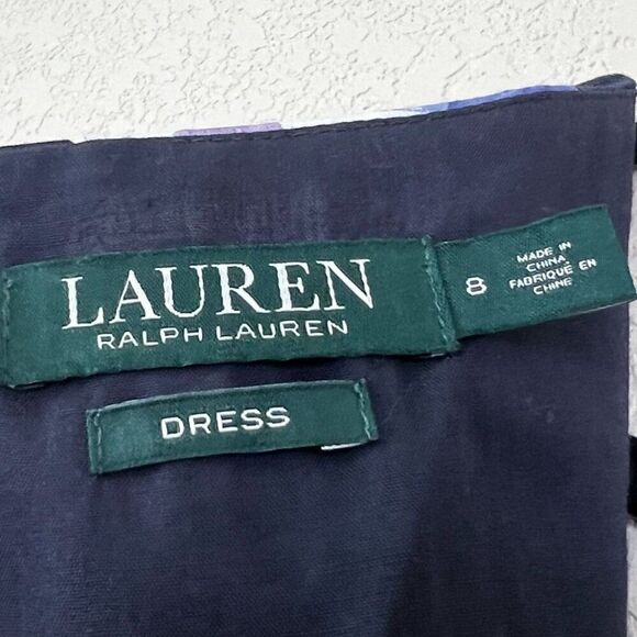 Ralph Lauren Shift Floral Sleeveless Dress with Pockets Size 8 - Picture 7 of 7